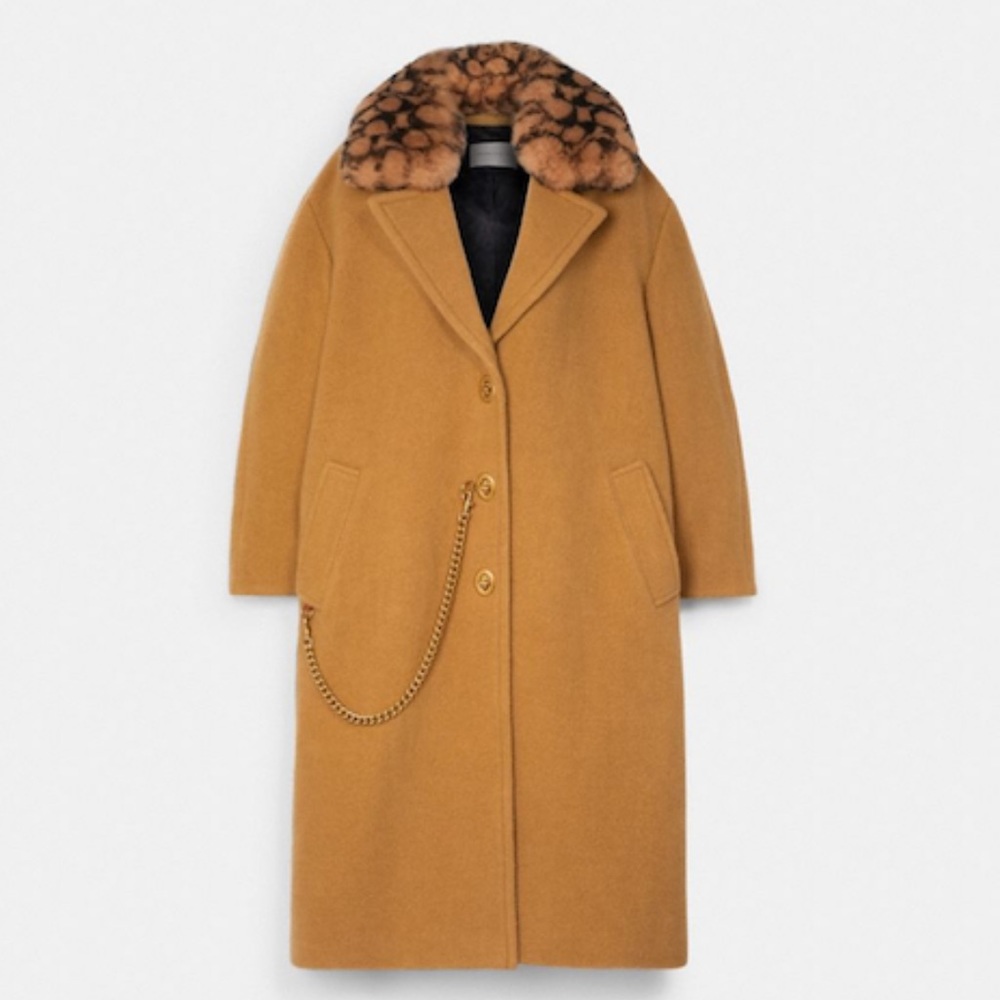 Coach X Jennifer Lopez Wool Overcoat